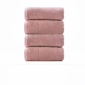 Renee Taylor Aireys 650 GSM Zero Twist 4 Piece Bath Towel Cherwood