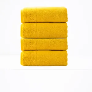 Renee Taylor Aireys 650 GSM Zero Twist 4 Piece Bath Towel Spice