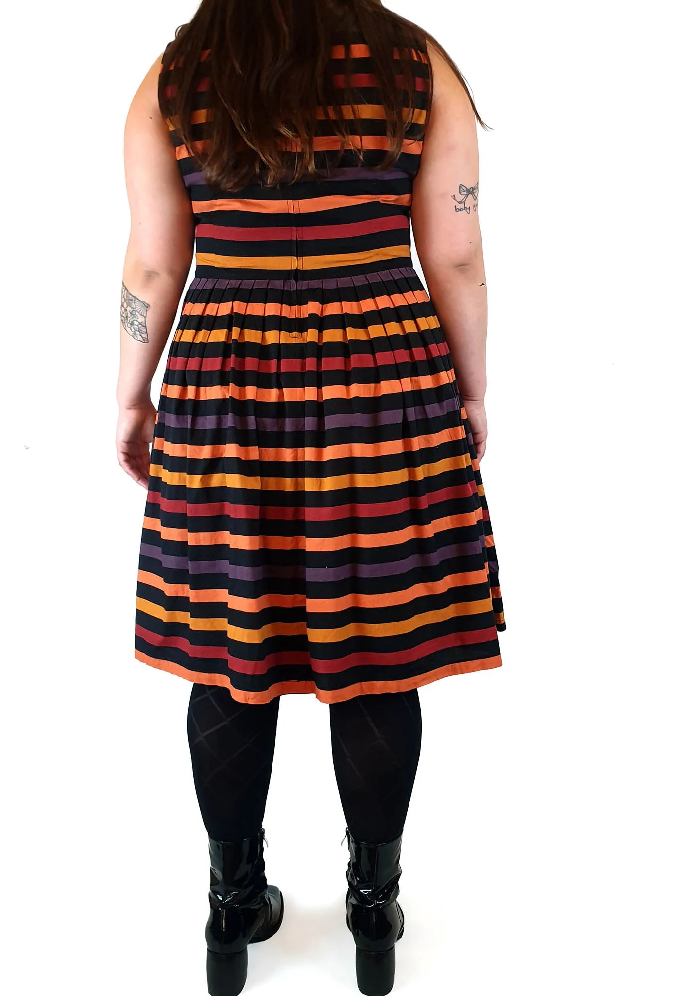 Revival striped sleeveless dress size 16