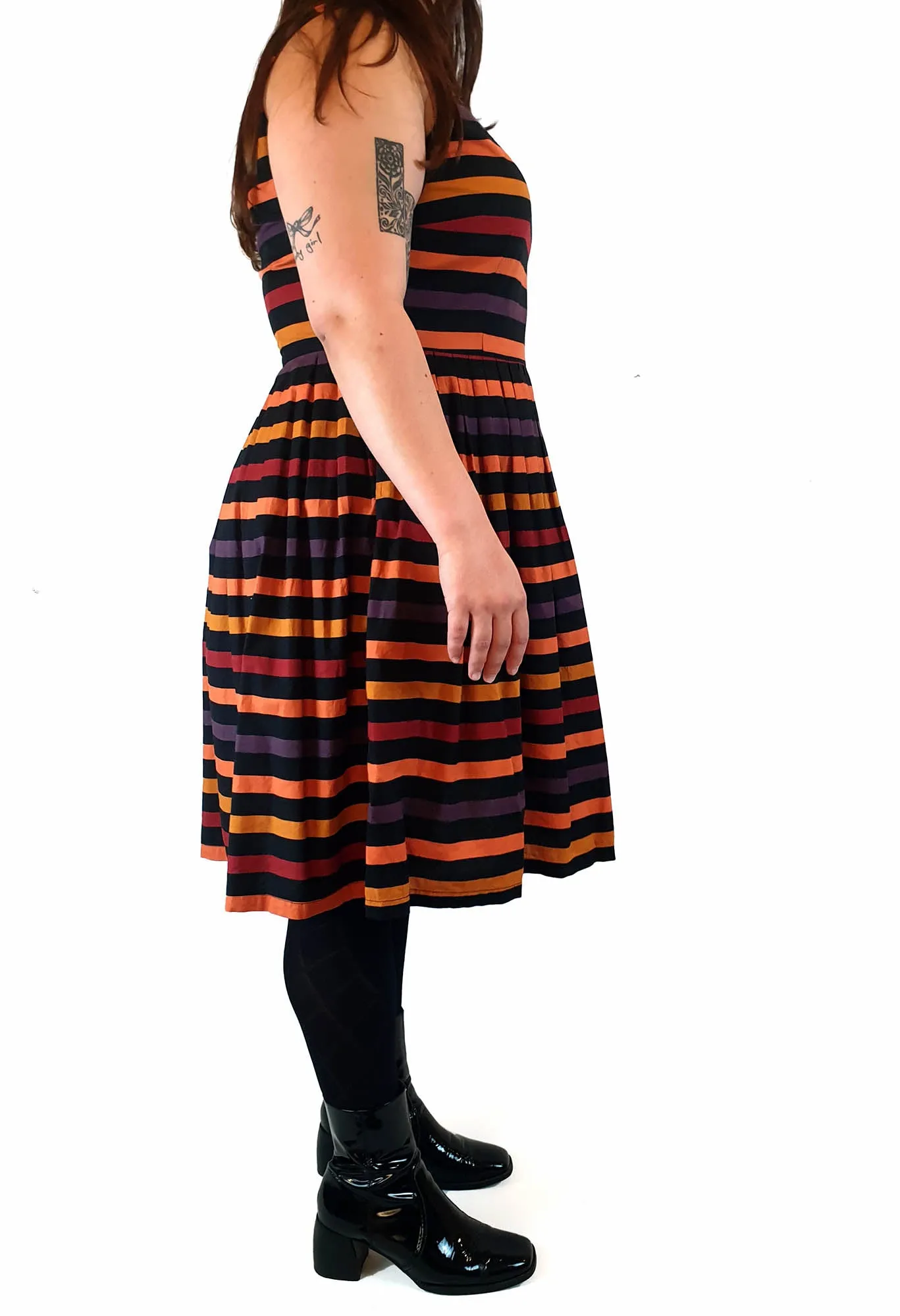 Revival striped sleeveless dress size 16