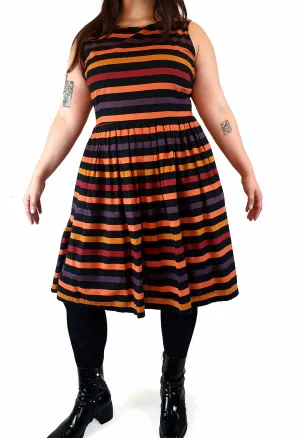 Revival striped sleeveless dress size 16
