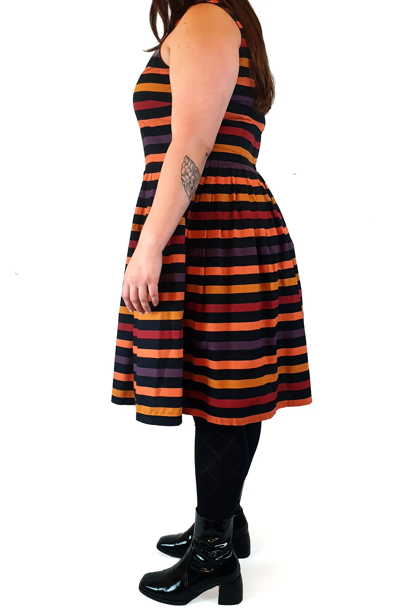 Revival striped sleeveless dress size 16