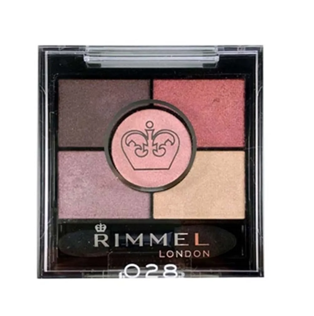 Rimmel Glam Eyes HD 5-Colour Eye Shadow, Burgundy Palace 028