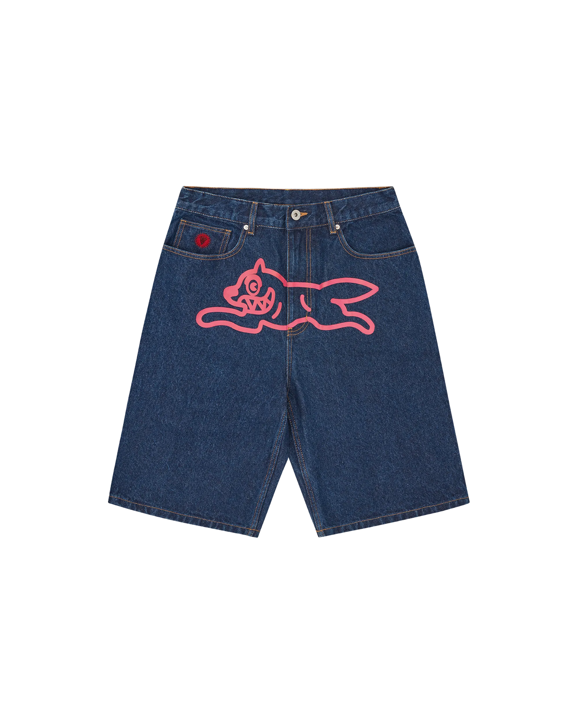 Running Dog Denim Shorts