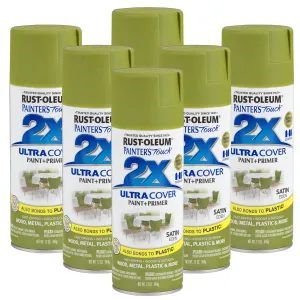 Rust-Oleum 257418 2X Spray Paint & Primer 340grams | SATIN EDEN
