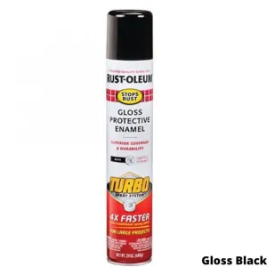 Rust-Oleum Gloss Protective Enamel With Turbo Spray System Rustoleum
