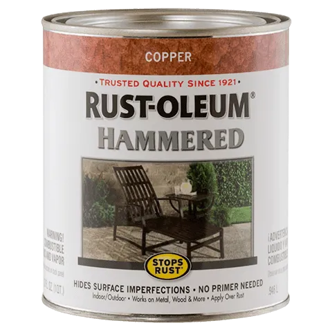Rustoleum STOPS RUST AND RUST PREVENTION Hammered Brush-On Paint - 946ml