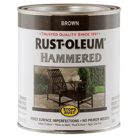 Rustoleum STOPS RUST AND RUST PREVENTION Hammered Brush-On Paint - 946ml