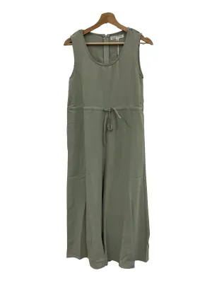 Sage Green Roundneck Sleeveless Jumpsuit