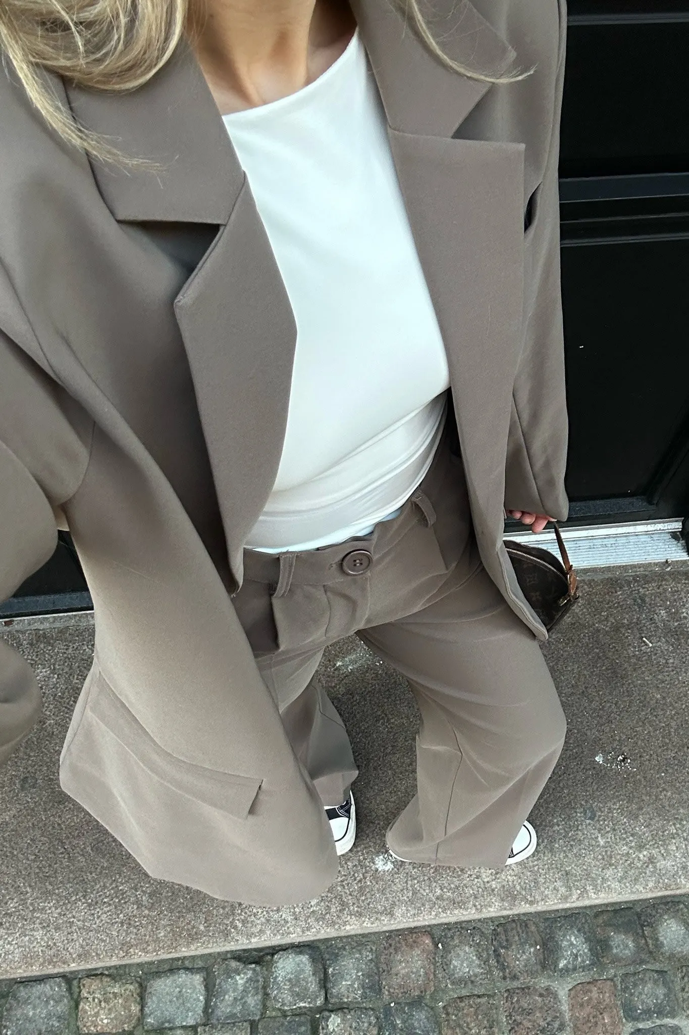 SelmaIC Blazer - Mørk Beige