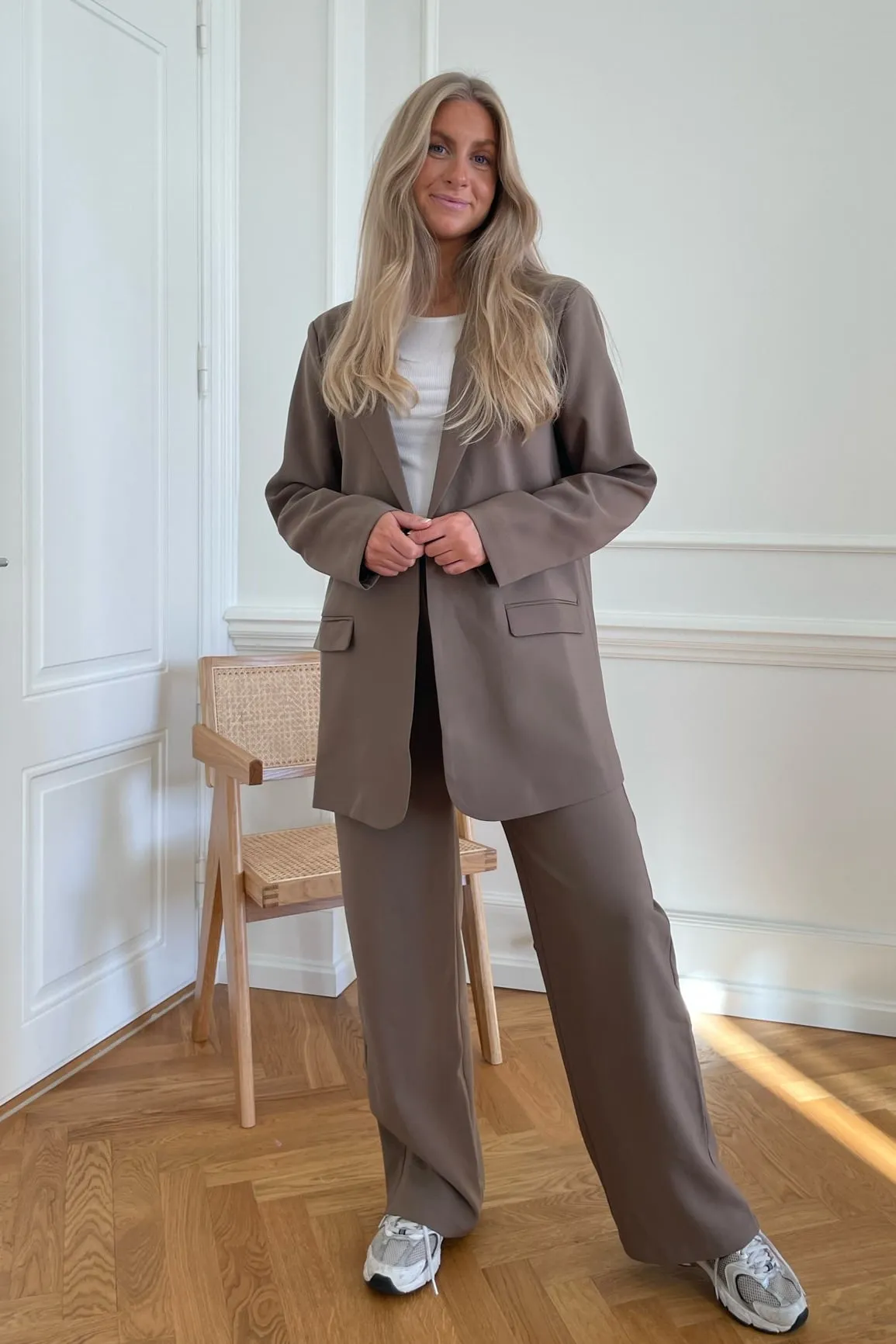 SelmaIC Blazer - Mørk Beige