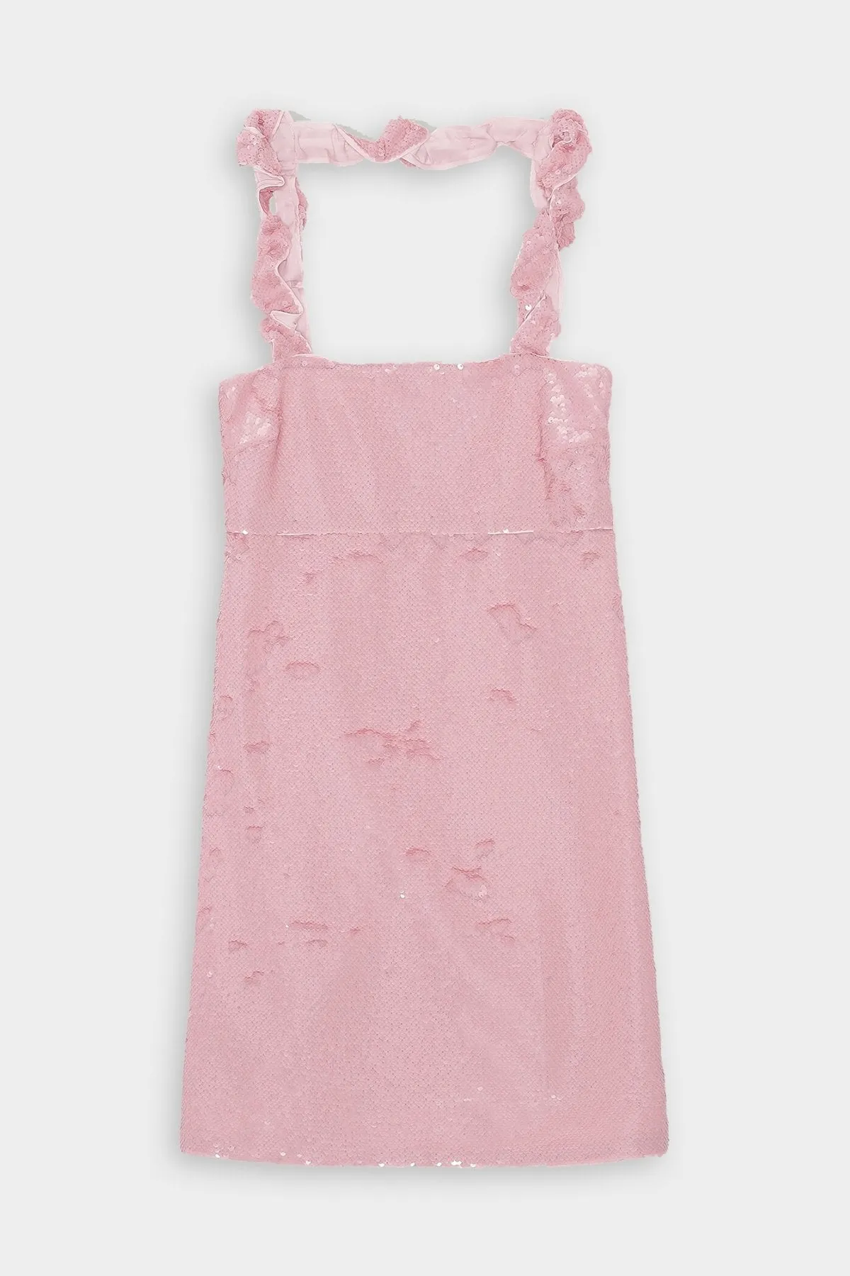 Sequins Strap Mini Dress in Light Lilac