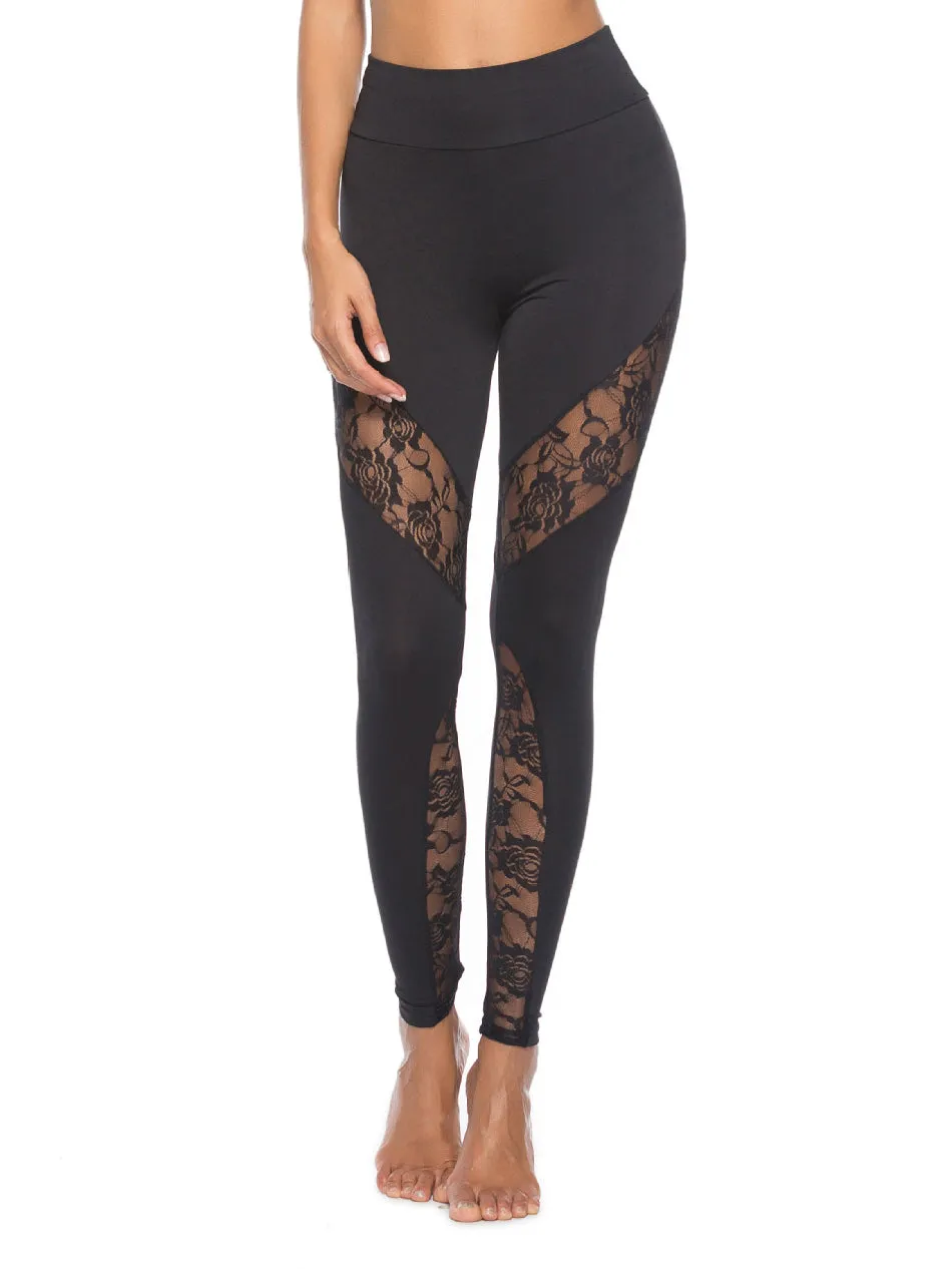 Sexy Stitching Yoga Leggings Sport Pants