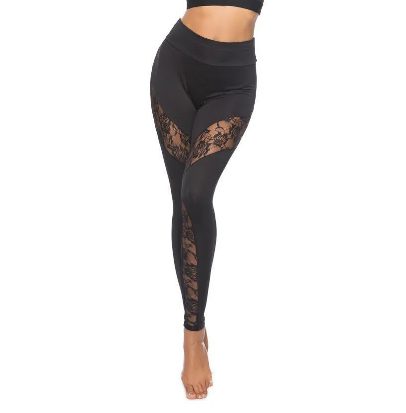 Sexy Stitching Yoga Leggings Sport Pants