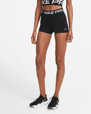 SHORTS NIKE PRO WOMAN PANTALONCINO CORTO PALESTRA DONNA NERO