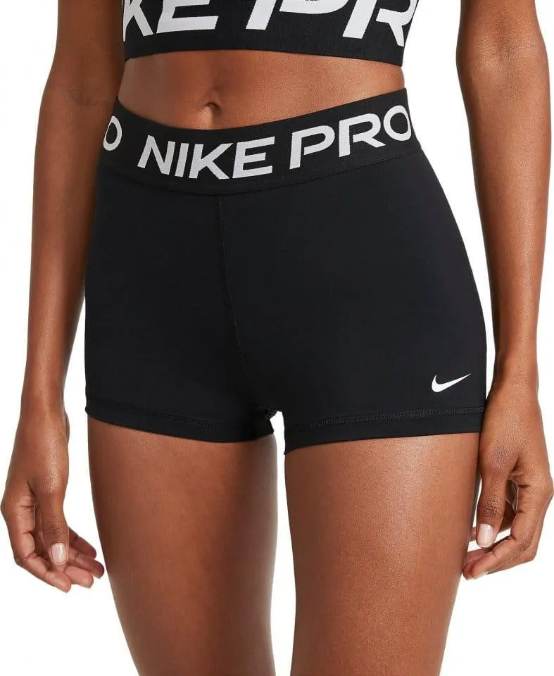 SHORTS NIKE PRO WOMAN PANTALONCINO CORTO PALESTRA DONNA NERO