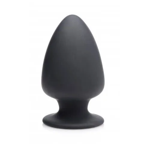 SilexD Dual Density Silicone Butt Plug - Tapered, Bendable, Suction Base, Multiple Sizes