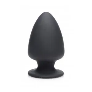 SilexD Dual Density Silicone Butt Plug - Tapered, Bendable, Suction Base, Multiple Sizes