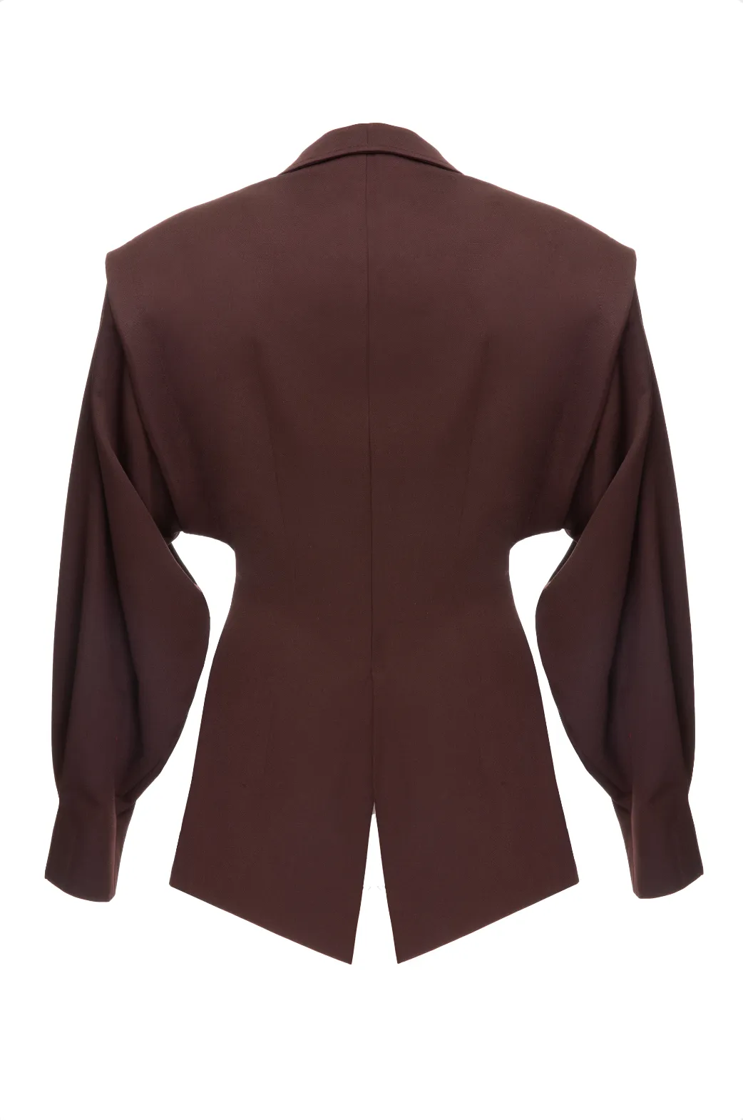 SITUATIONIST Burgundy Blazer