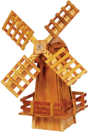 Small Wooden Windmills