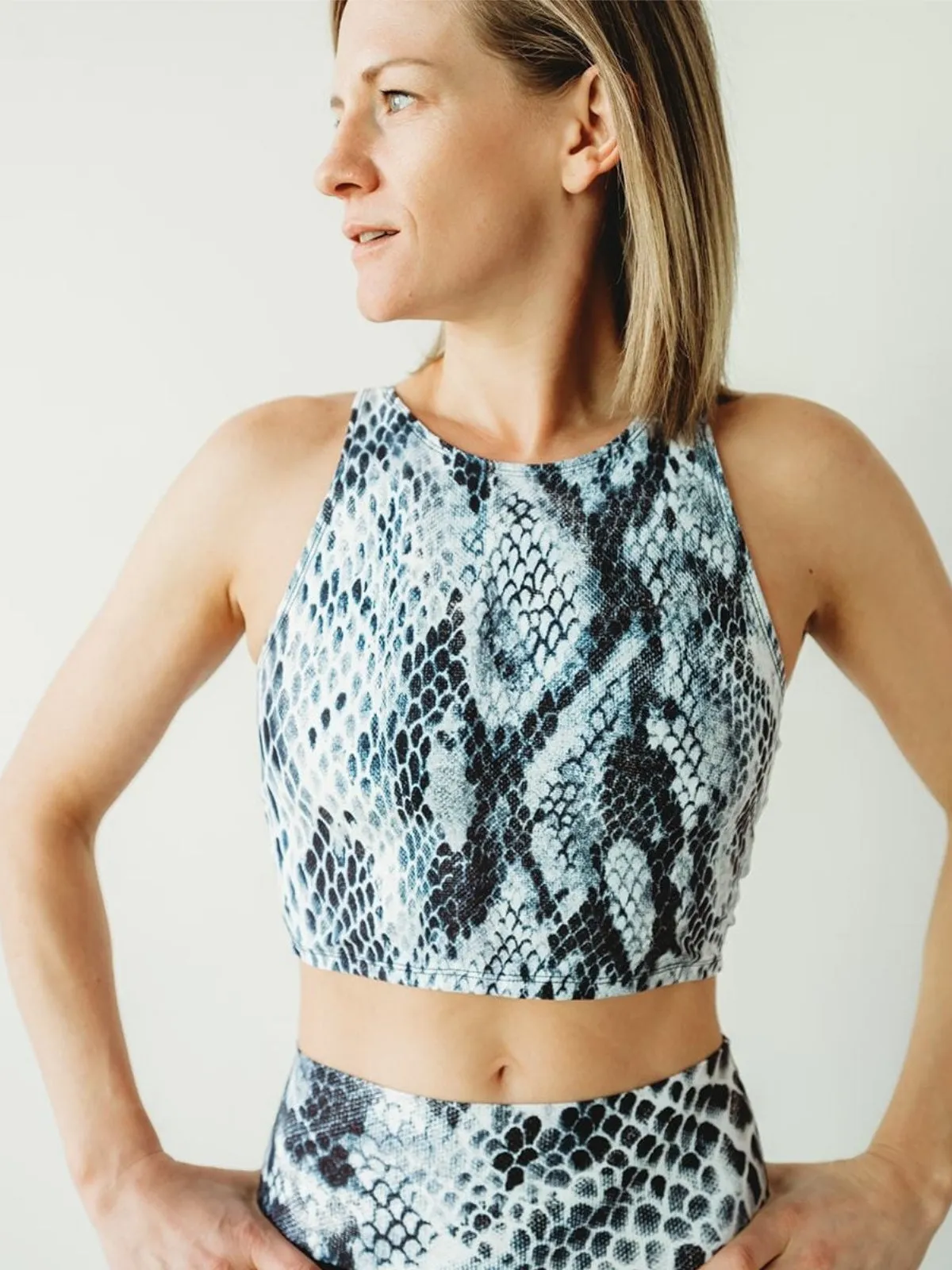 Snakeskin Crop Top *FINAL SALE*