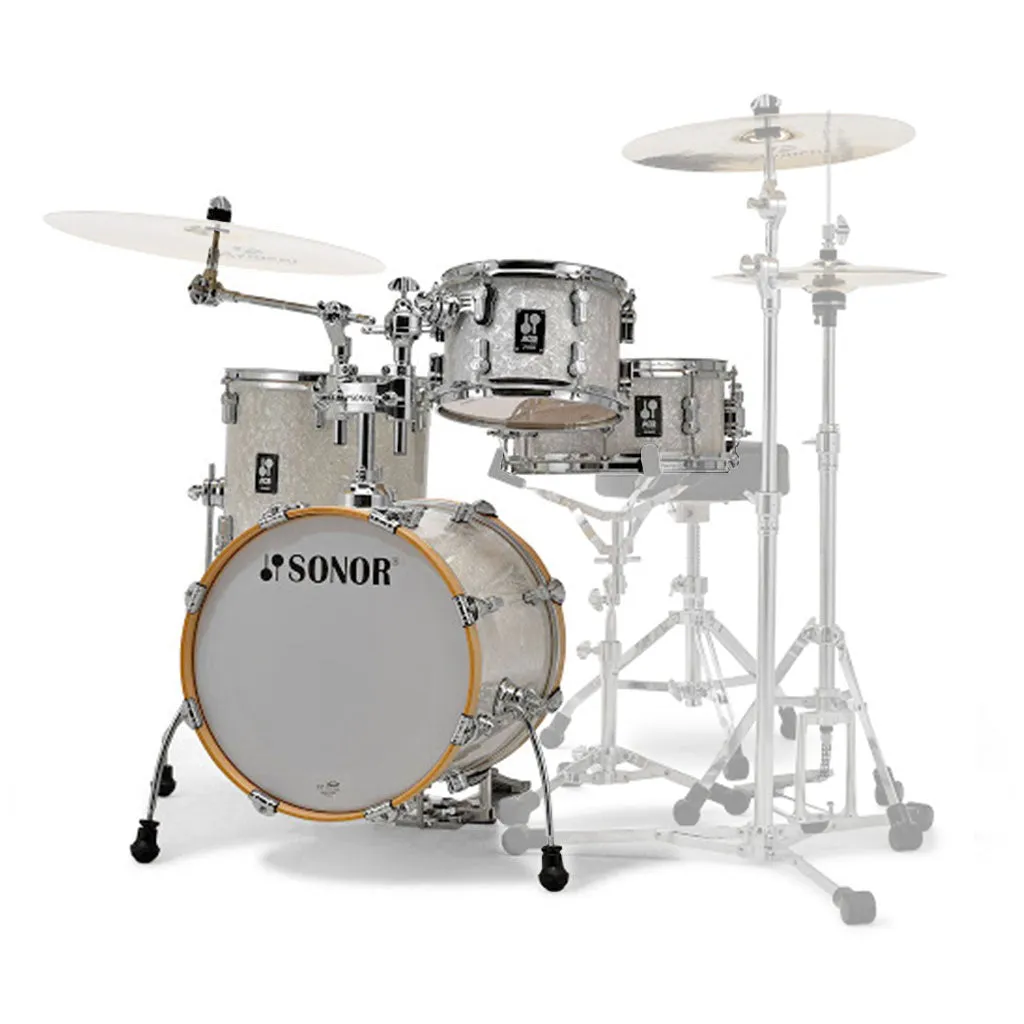 Sonor AQ2 Series Safari 4-Piece Shell Pack - White Pearl