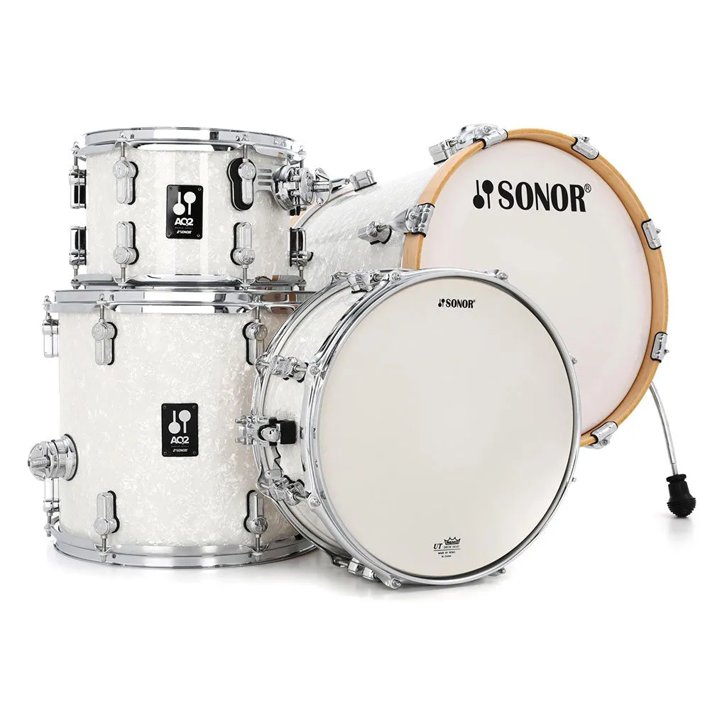 Sonor AQ2 Series Safari 4-Piece Shell Pack - White Pearl