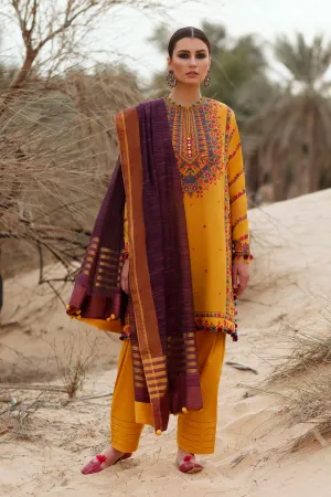 SOUZAN (ZL22-05 B) | Zaha Summer Lawn Collection 2022 | Unstitched Embroidered Lawn Suits