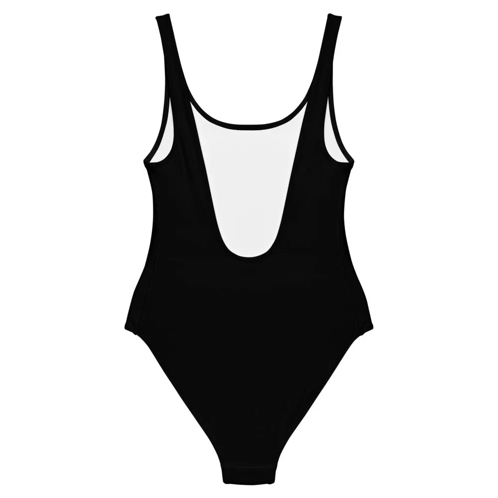 STFU Ice Blue Logo One-Piece Swimsuit
