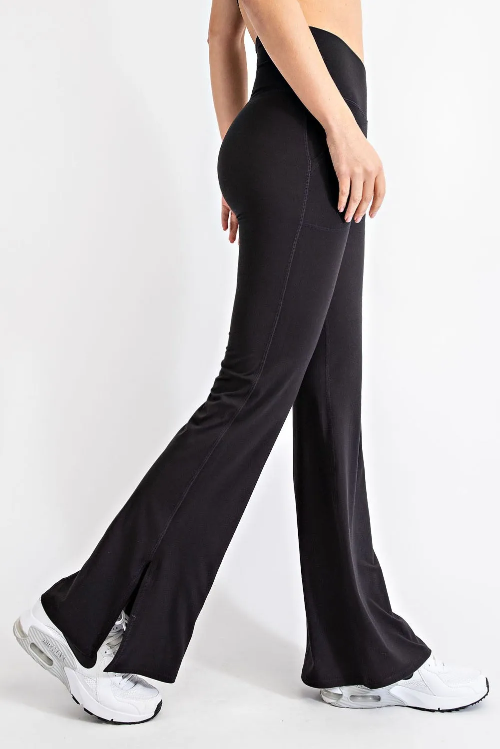 Taking A Break Yoga Pants With Slits