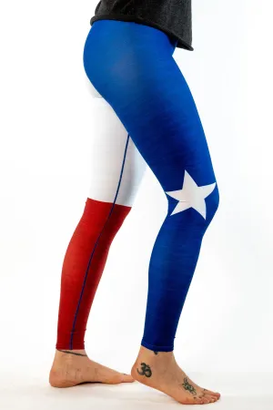 Texas State Pride Flag Yoga Pants *FINAL SALE*