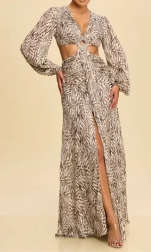 The Ali dress-Ivory Multi