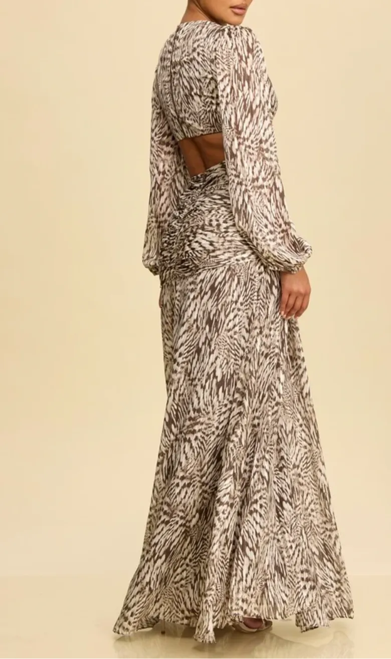 The Ali dress-Ivory Multi