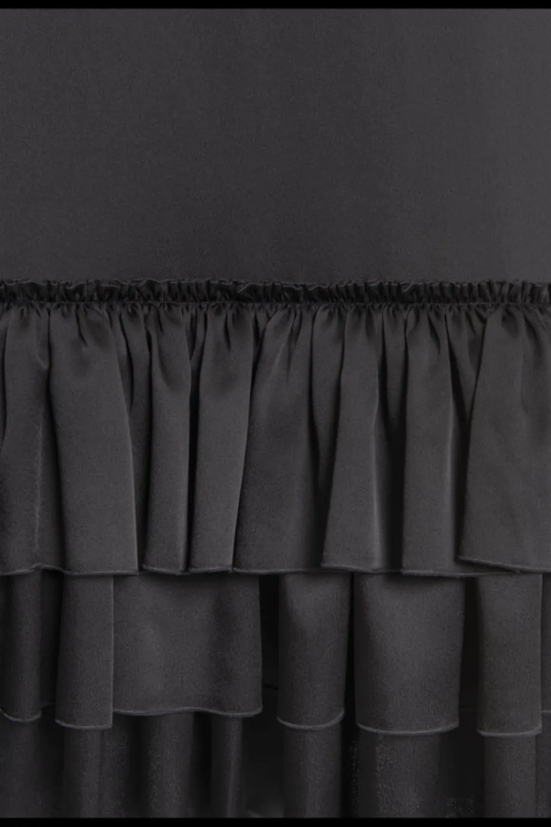 The Lovely Creature Dress | Black Satin