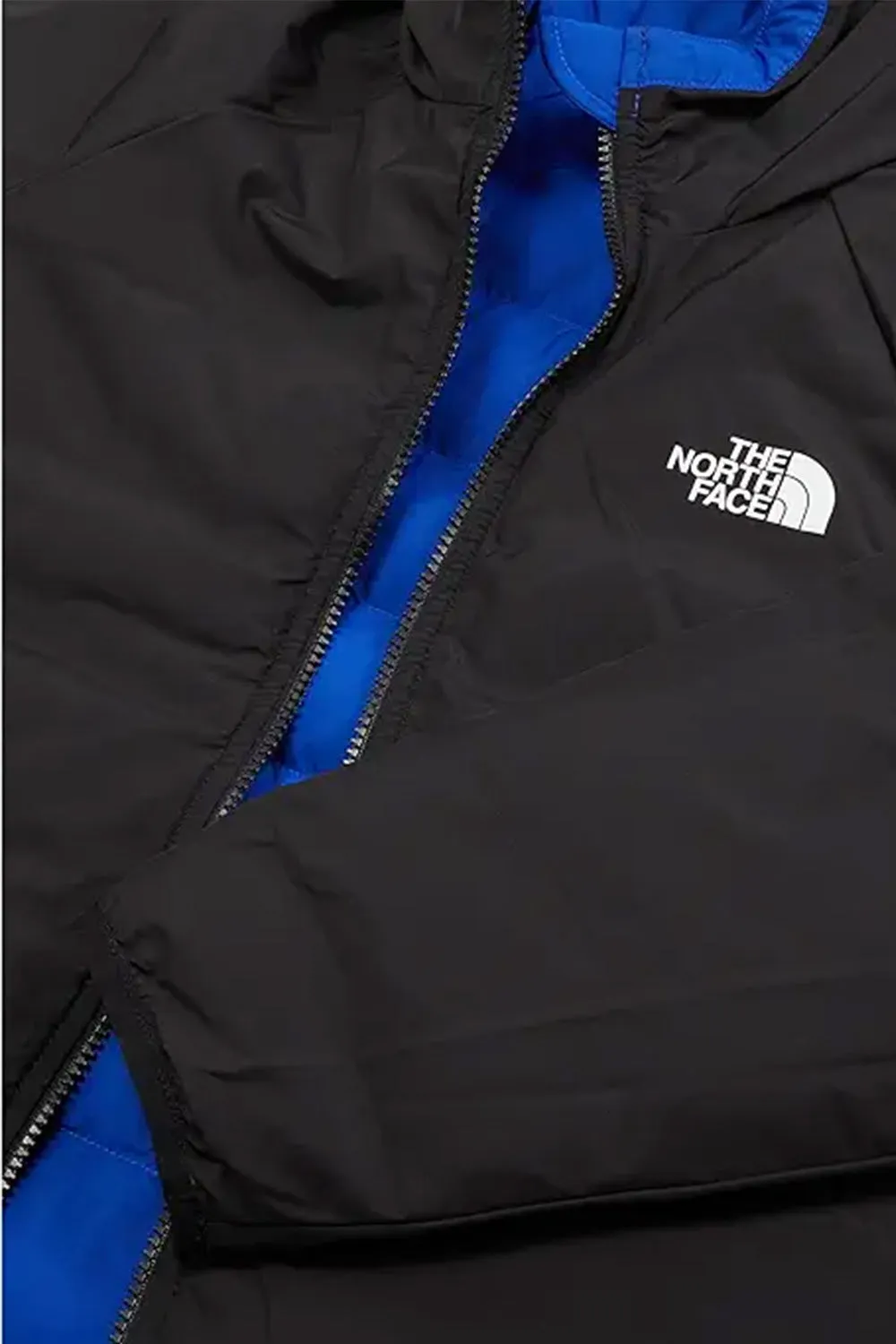 The North Face Youth Reversible Perrito Hooded Jacket for Boy in Blue | NF0A88TW-CZ6