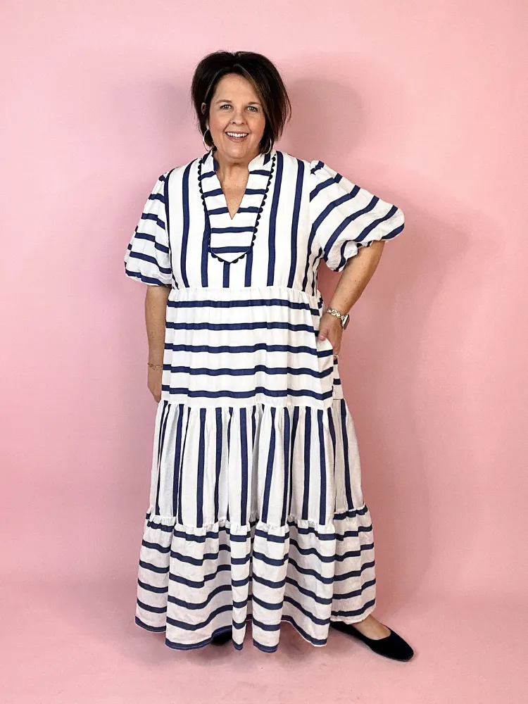 The Sophie Dress - Navy