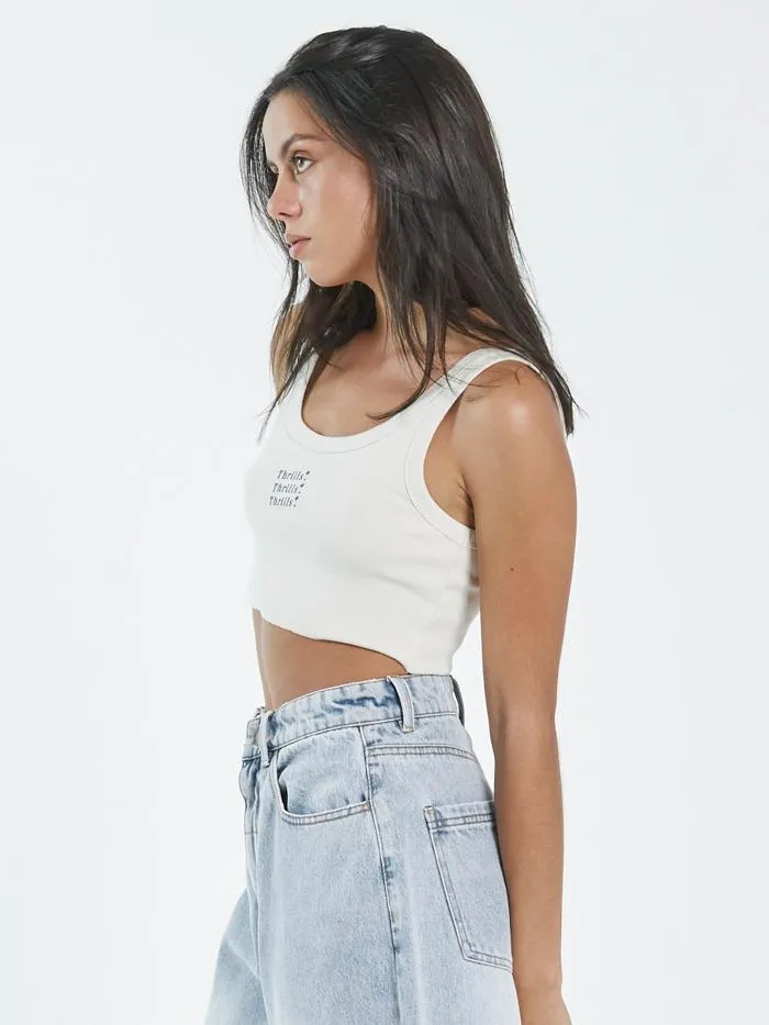 Thrills Unlimited Retro Crop Tank