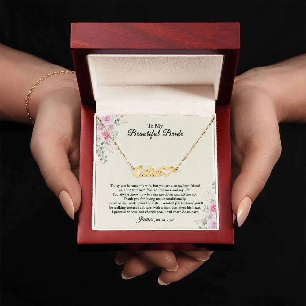 To My Bride Gift From Groom, Gift From Groom to Bride, Wedding Day Gift For Bride From Groom, Groom to Bride Card