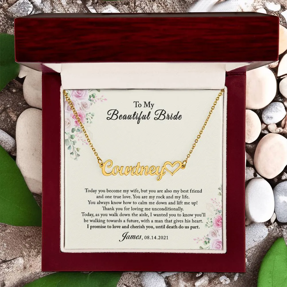 To My Bride Gift From Groom, Gift From Groom to Bride, Wedding Day Gift For Bride From Groom, Groom to Bride Card