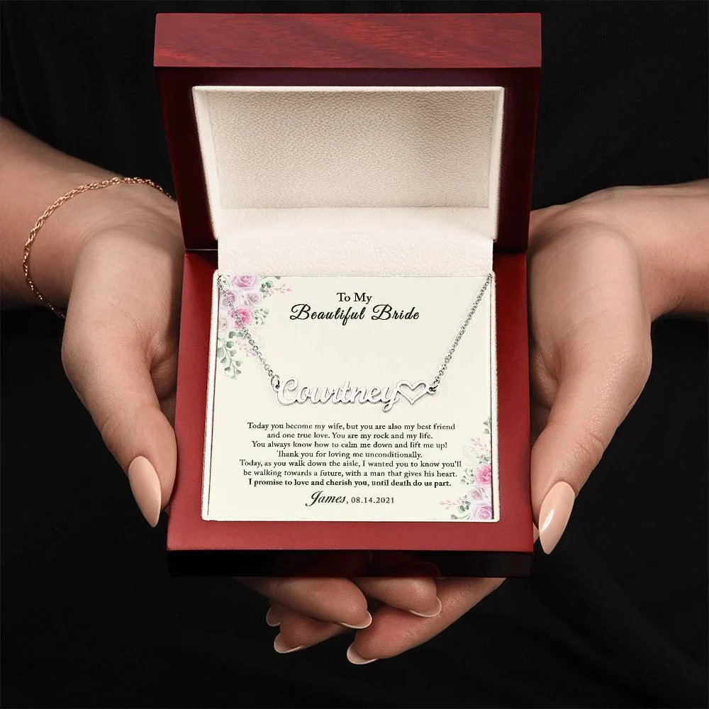 To My Bride Gift From Groom, Gift From Groom to Bride, Wedding Day Gift For Bride From Groom, Groom to Bride Card