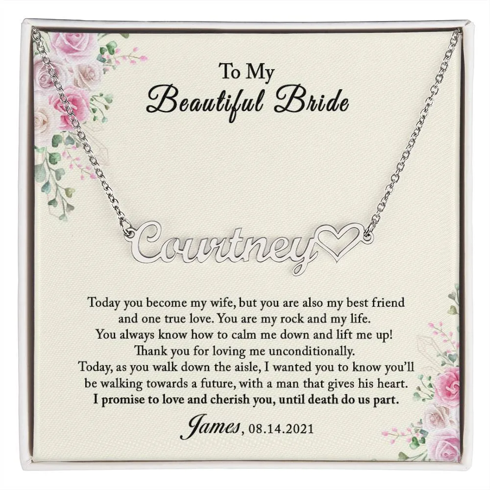 To My Bride Gift From Groom, Gift From Groom to Bride, Wedding Day Gift For Bride From Groom, Groom to Bride Card
