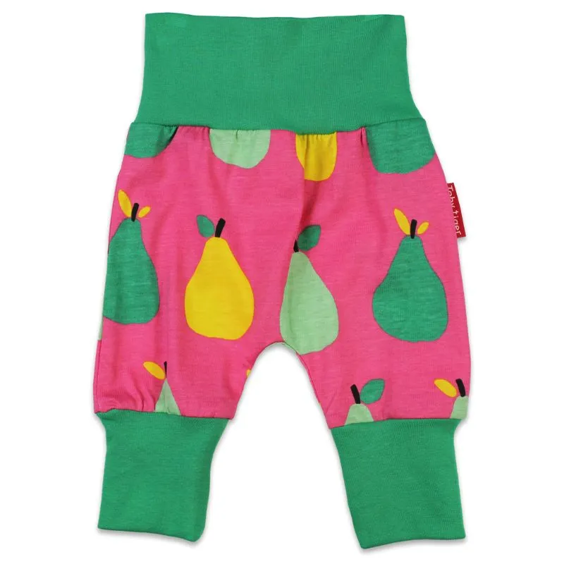 Toby Tiger Baby/Toddler Yoga Pants - Pear Print