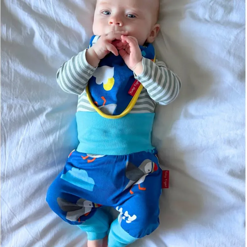 Toby Tiger Baby/Toddler Yoga Pants - Puffin Print