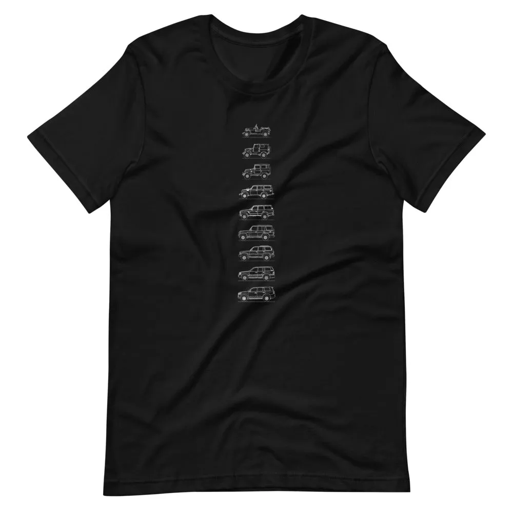 Toyota Land Cruiser Outline T-shirt