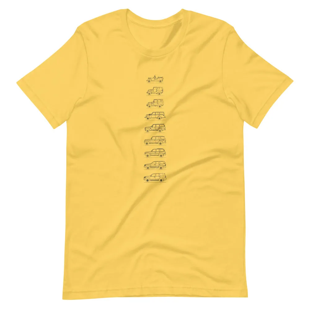 Toyota Land Cruiser Outline T-shirt