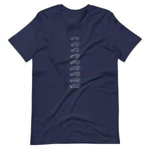 Toyota Land Cruiser Outline T-shirt
