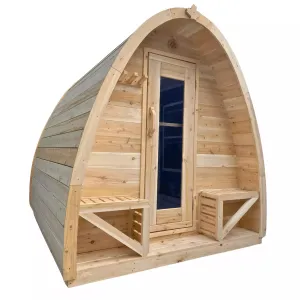 True North Large Pod 8 Person Outdoor Sauna
