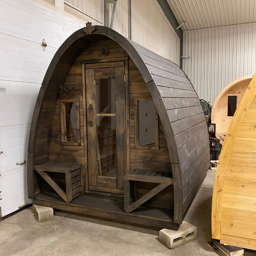 True North Large Pod 8 Person Outdoor Sauna