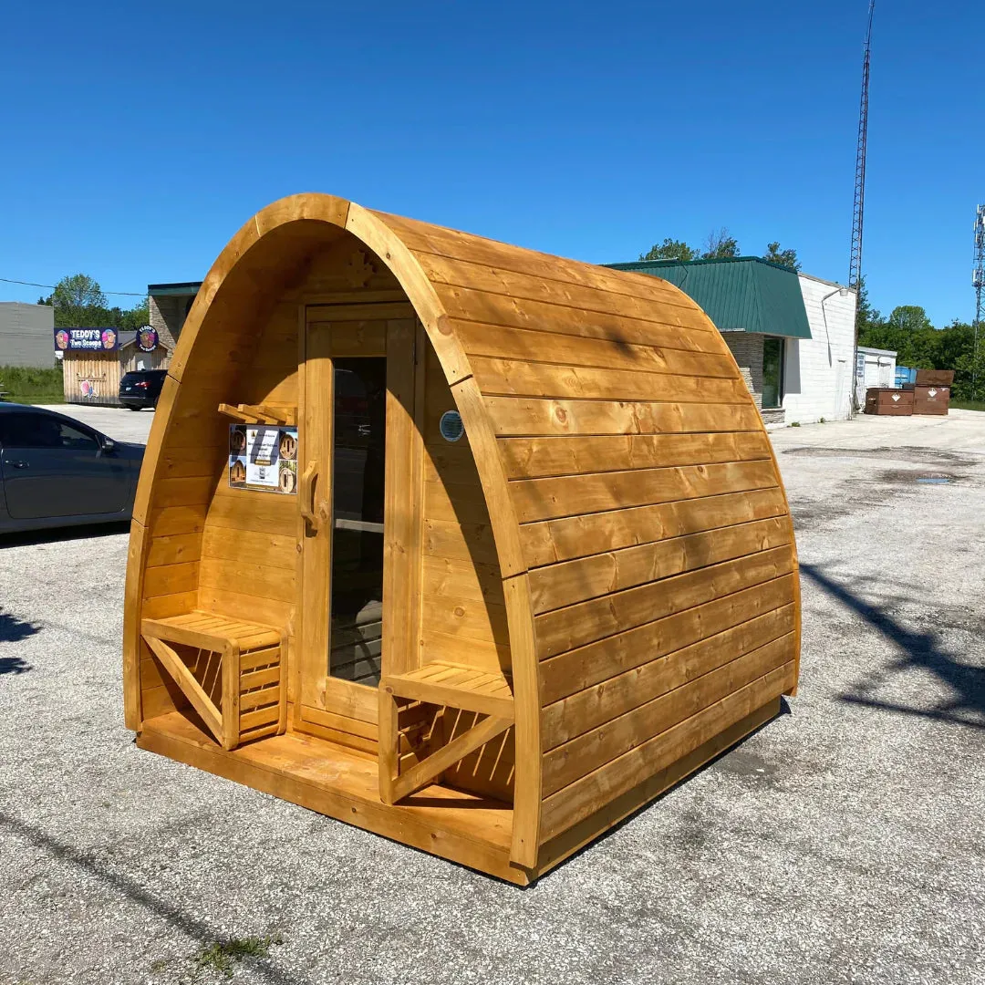 True North Pod 8 Person Outdoor Sauna