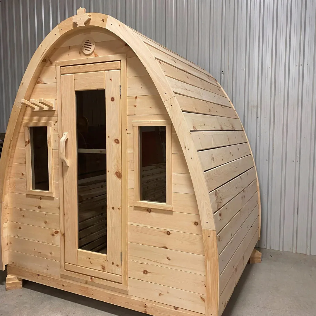 True North Pod 8 Person Outdoor Sauna
